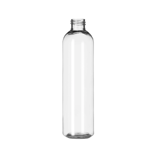 8 oz. Clear PET Plastic Round Cosmo Bottle - Custom Dealer Solutions-CDS-CB8-01