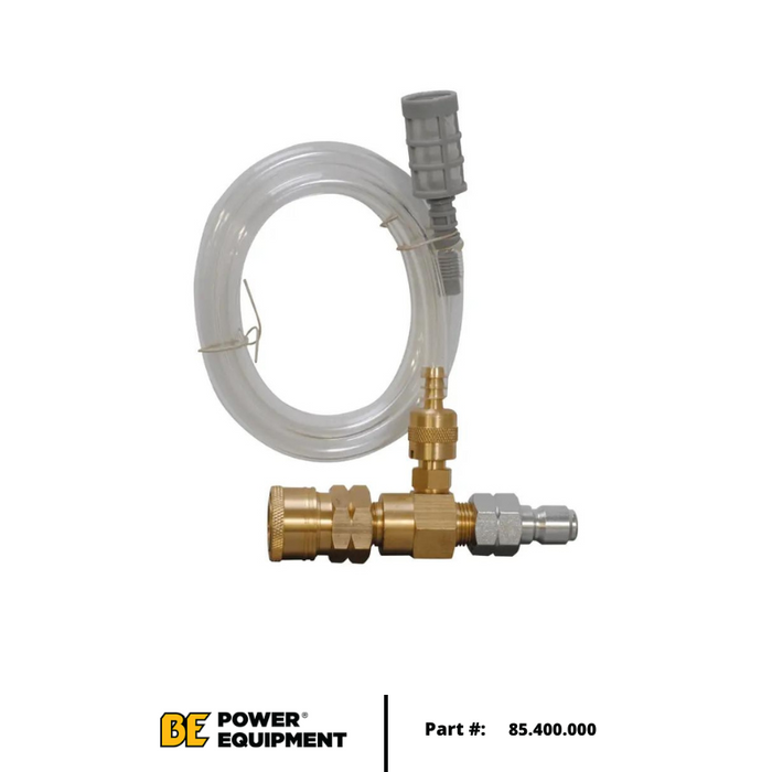 BE Power Equipment 85.400.000 3/8" Low Pressure Chemical Injector (4,000 PSI - 3.5 GPM)