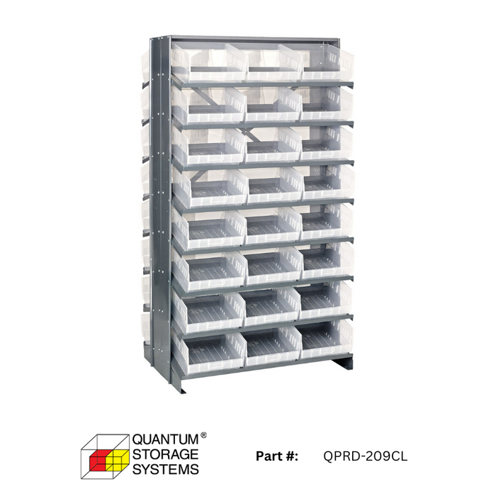 Quantum QPRD-209CL Clear-View Double Sided Pick Rack
