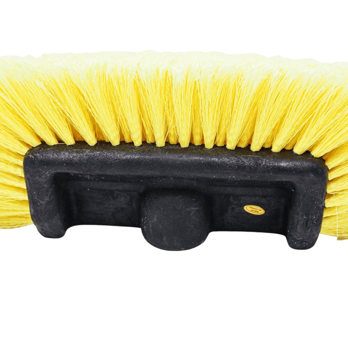Medium-Soft 5 Corner Car Wash Brush Head (Yellow) [Case of 10]
