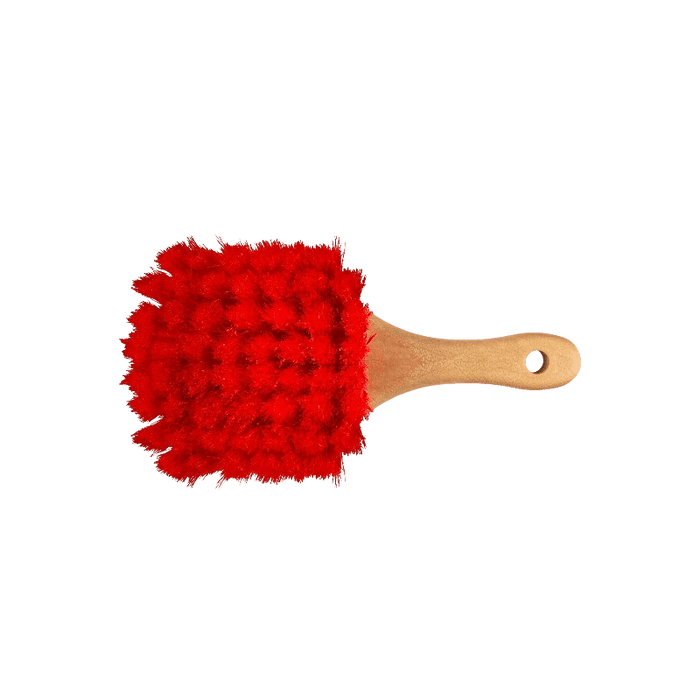 Soft Red Chemical Resistant Brush - 8 Inch [Case of 24]