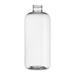 16 oz. Clear PET Plastic Boston Round Bottle - Custom Dealer Solutions-CDS-PBR-01