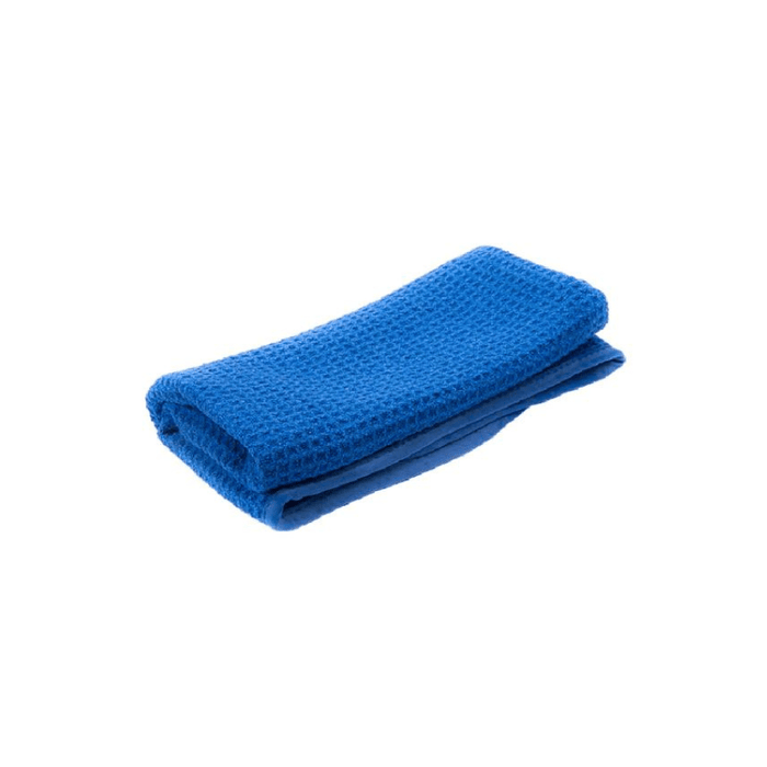 16" x 24" Silk Edge Waffle Weave Towels [Case of 120] - Custom Dealer Solutions-WAF1624B-CS120