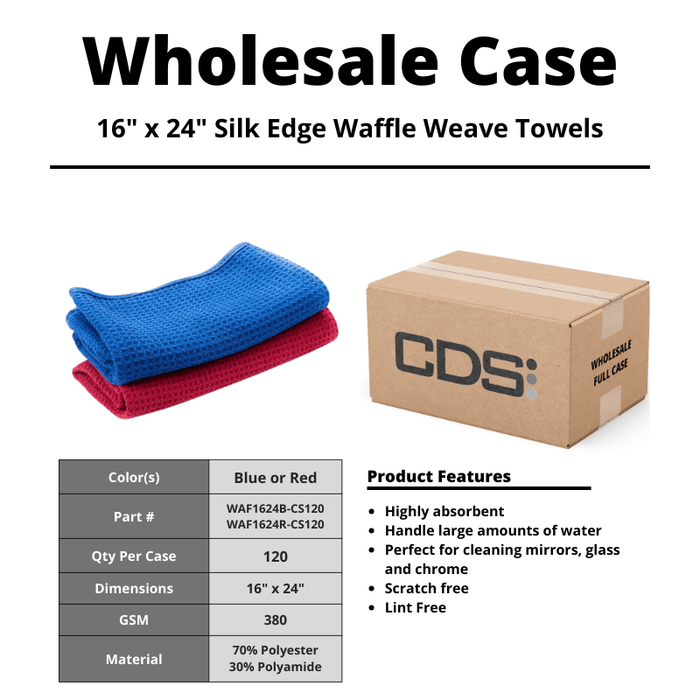 Waffle Weave Microfiber Towels
