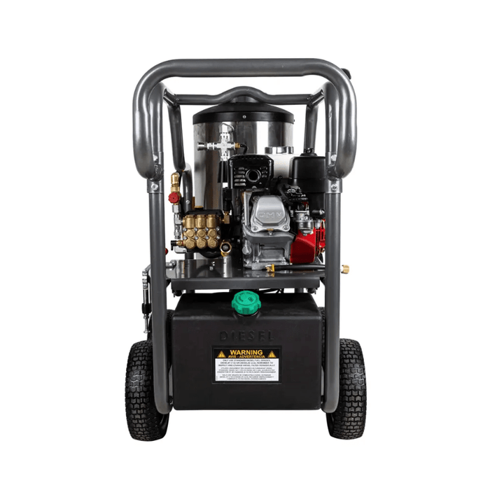 BE Professional 2700 PSI (Gas - Hot Water) Pressure Washer w/ General Pump & Honda GX200 Engine - HW2765HG - Power Washer