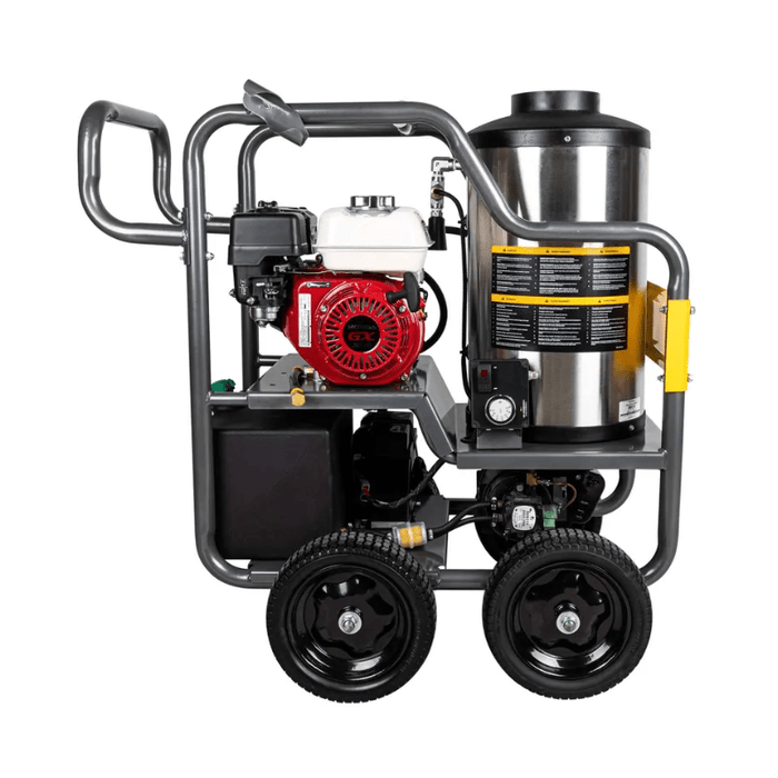 BE Professional 2700 PSI (Gas - Hot Water) Pressure Washer w/ General Pump & Honda GX200 Engine - HW2765HG - Power Washer