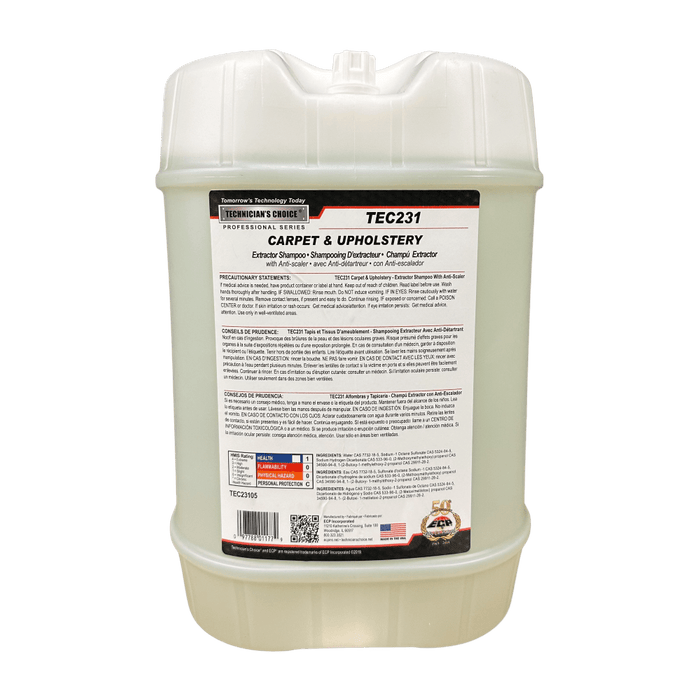 Carpet & Upholstery Extractor Shampoo w/ Anti Scaler - Custom Dealer Solutions-TEC23105