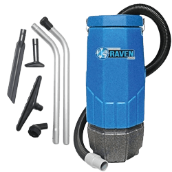 HEPA Raven 6-Quart Backpack Vacuum w/ 5 Piece Standard Tool Kit - Custom Dealer Solutions-70-4001