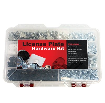 License Plate Hardware Kit - Custom Dealer Solutions-EZ458