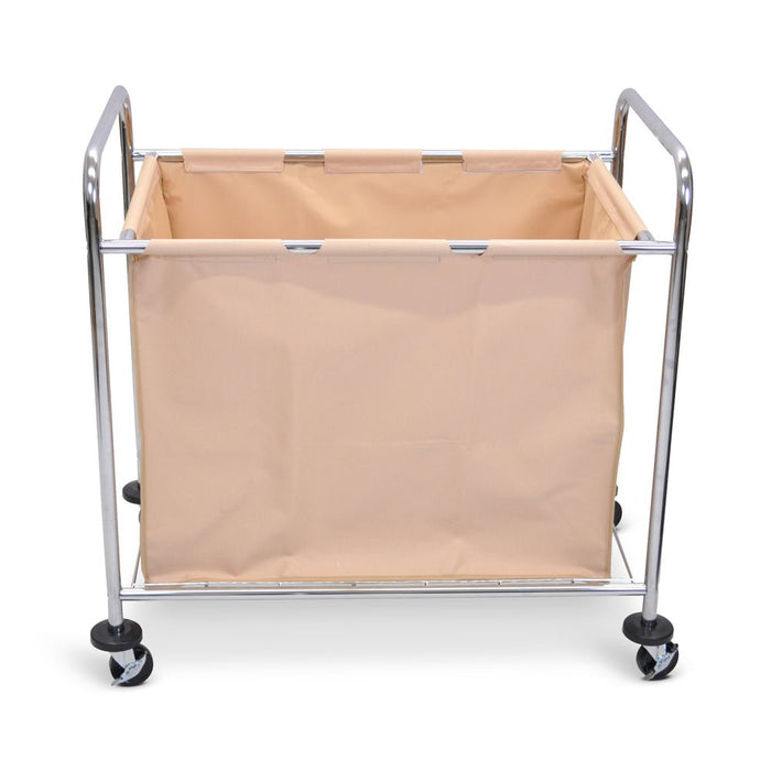 Luxor Laundry Cart w/ Steel Frame & Canvas Bag - Custom Dealer Solutions-HL14