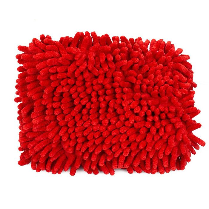 Maxshine Chenille Microfiber Wash Pad (Red) - Custom Dealer Solutions-1130003R