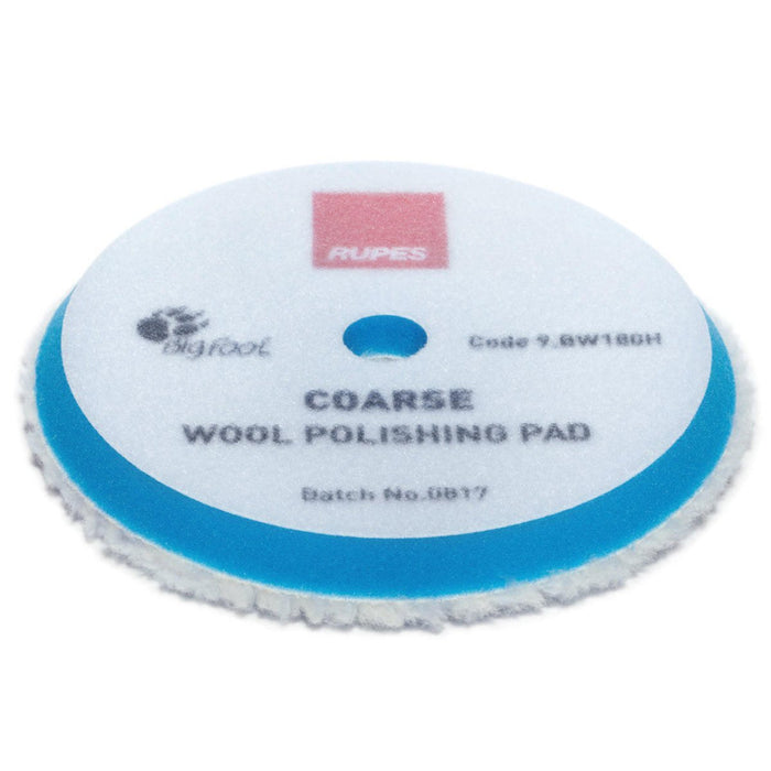 Rupes Coarse Wool Pad (Blue) - Custom Dealer Solutions-9.BW180M