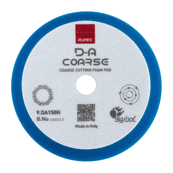 Rupes DA Coarse Foam Pad (Blue) - Custom Dealer Solutions-9.DA100H