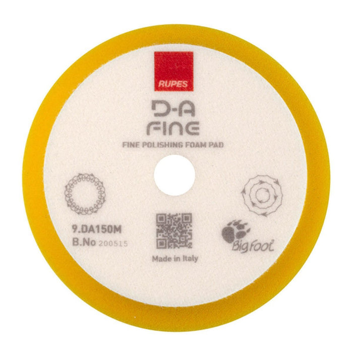 Rupes DA Fine Foam Pad (Yellow) - Custom Dealer Solutions-9.DA150M