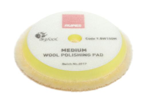 Rupes DA Medium Wool Pad (Yellow) - Custom Dealer Solutions-9.BW100M