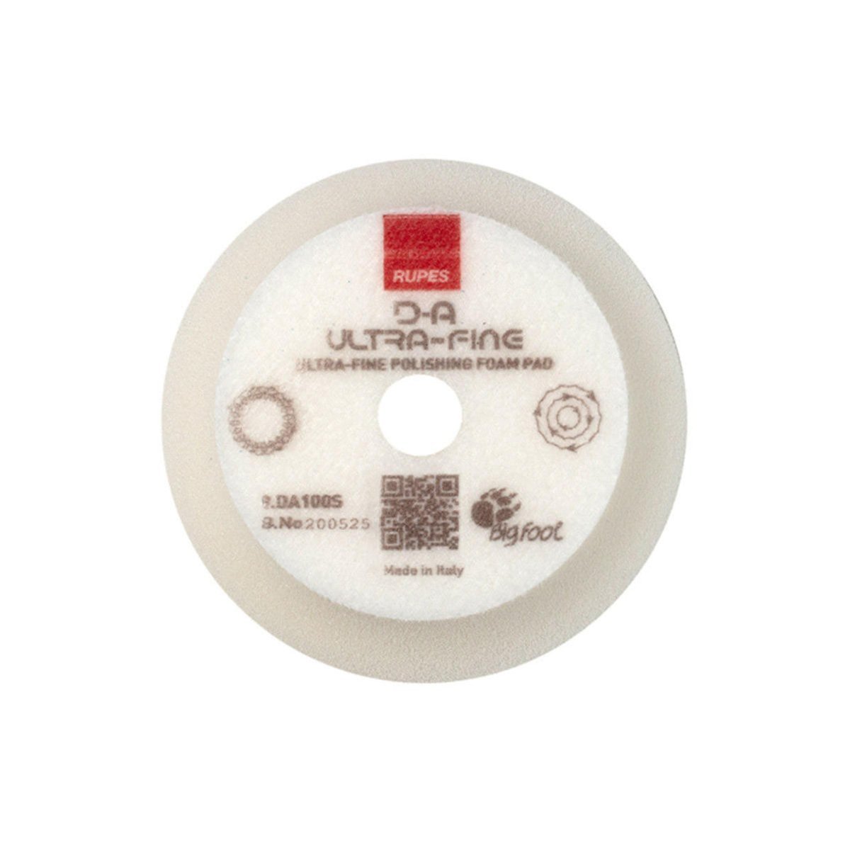 Rupes DA Ultrafine Foam Pad (White) - Custom Dealer Solutions-9.DA100S