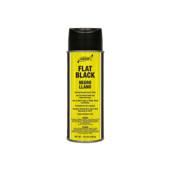 SM Arnold Flat Black Enamel Spray Paint - Custom Dealer Solutions-66-104