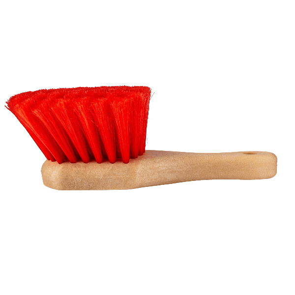 Soft Red Chemical Resistant Brush - Custom Dealer Solutions-SCRB-RD-08